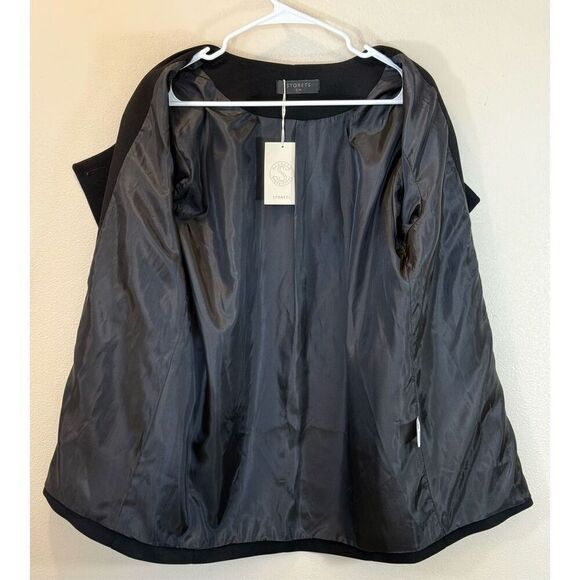 NWT Storets Re:born Sia Double Button Black Blazer Mini Dress Women’s S/M - Picture 7 of 14